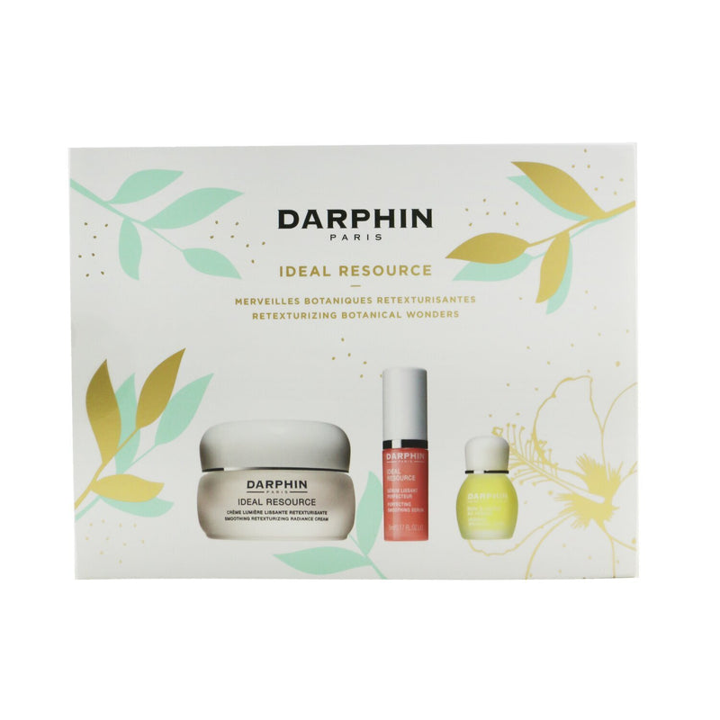 Darphin Ideal Resource Retexturizing Botanical Wonders Set: Radiance Cream 50ml+ Smoothing Serum 5ml+ Jasmine Aromatic Care 4ml  3pcs