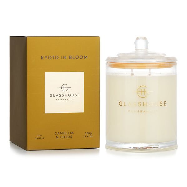 Glasshouse Triple Scented Soy Candle - Kyoto In Bloom (Camellia & Lotus)  380g/13.4oz