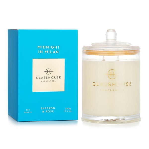 Glasshouse Triple Scented Soy Candle - Midnight In Milan (Saffron & Rose)  380g/13.4oz
