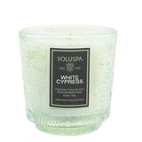Voluspa Petite Pedestal Candle - White Cypress ( Unboxed )  72g/2.5oz
