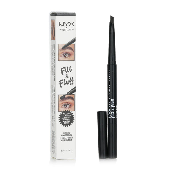 NYX Fill & Fluff Eyebrow Pomade Pencil - # Black  0.2g/0.007oz