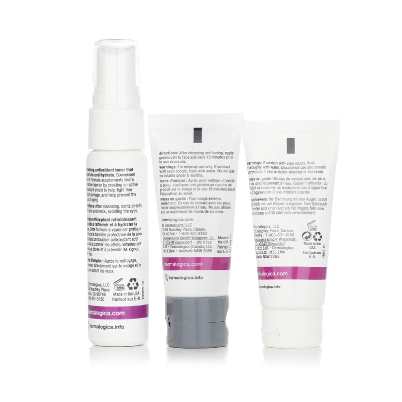 Dermalogica The Dynamic Firm + Protect Set:  3pcs