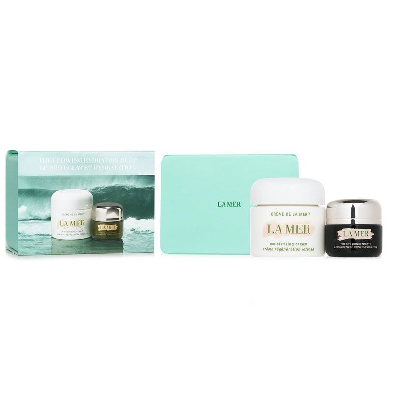 La Mer The Glowing Hydration Duet: Cream 60ml + Eye Concentrate 15ml  2pcs