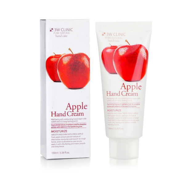 3W Clinic Hand Cream - Apple (Exp. Date: 03/2023)  100ml/3.38oz