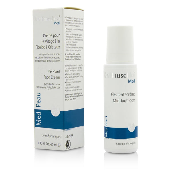 Dr. Hauschka Med Ice Plant Face Cream - For Very Dry, Itchy & Flake Skin (Exp. Date: 05/2023)  40ml/1.35oz
