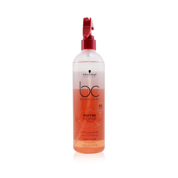 Schwarzkopf BC Bonacure Peptide Repair Rescue Spray Conditioner (For Fine to Normal Damaged Hair) (Exp. Date: 05/2023)  400ml/13.5oz