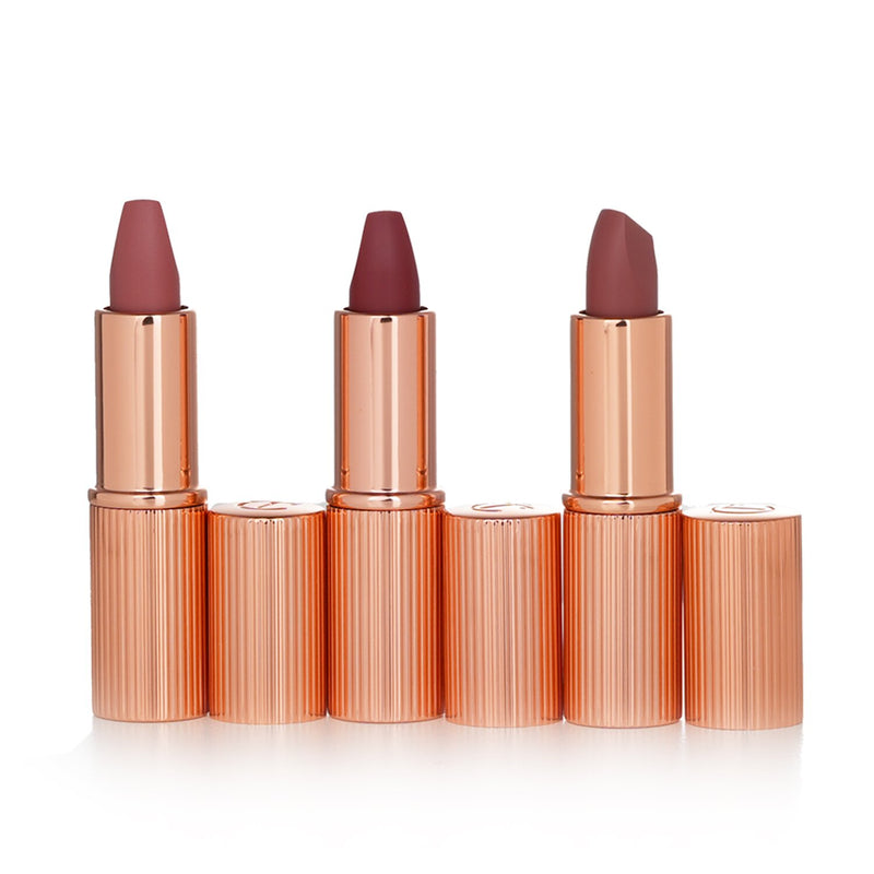 Charlotte Tilbury Iconic Mini Lip Trio Kit  3pcs