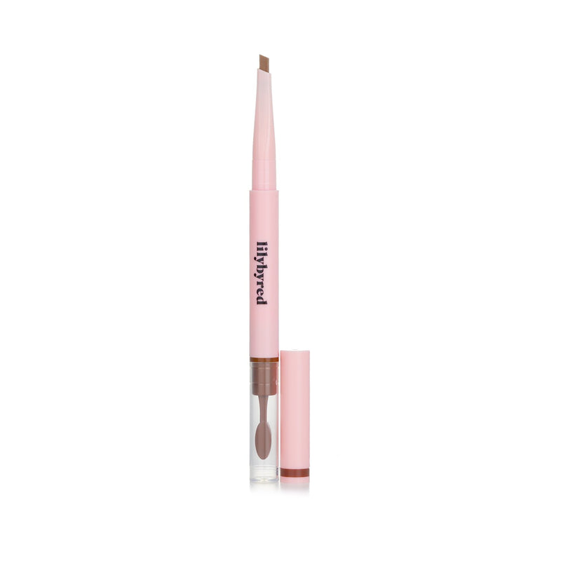 Lilybyred Hard Flat Brow Pencil - # 02 Medium Brown  0.2g