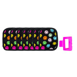 MakeUp Eraser Smiley 7 Day Set (7x Mini MakeUp Eraser Cloth, 1x Hair Claw Clip + 1x Bag)  8pcs+1bag