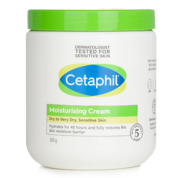 Cetaphil Moisturising Cream 48H - For Dry to Very Dry, Sensitive Skin (Unboxed)  550g