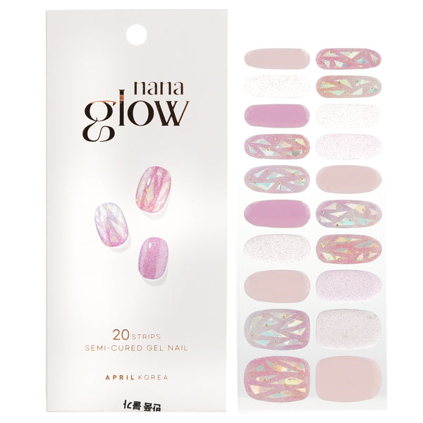 April Korea Nanaglow Nail Sticker - # GN04  20pcs