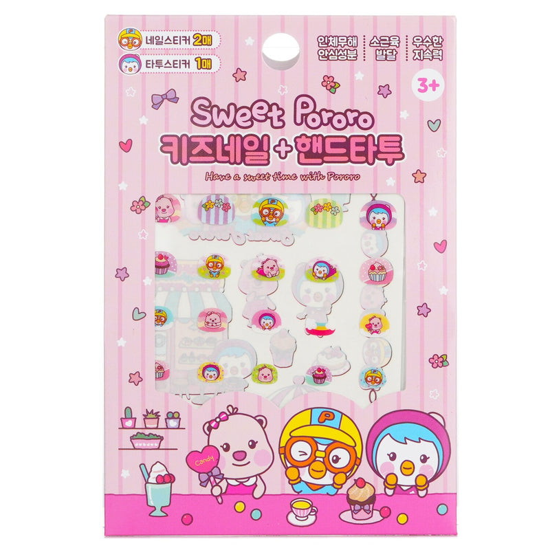 April Korea Pororo Nail + Hand Tattoo - # SPR 03  1pc