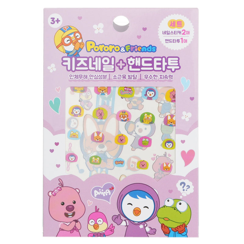 April Korea Pororo Nail + Hand Tattoo - # SPR 02  1pc