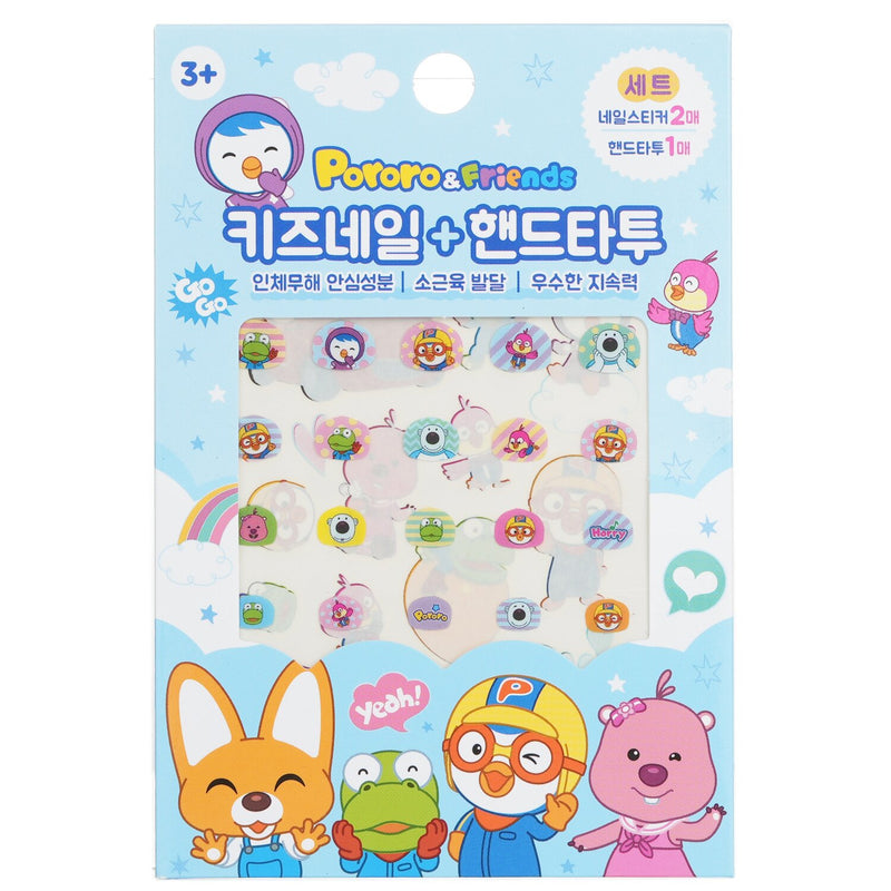 April Korea Pororo Nail + Hand Tattoo - # SPR 04  1pc