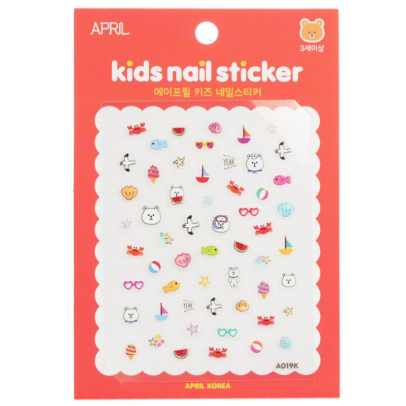 April Korea April Kids Nail Sticker - # A019K  1pack