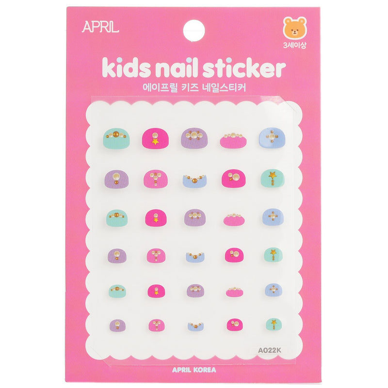 April Korea April Kids Nail Sticker - # A014K  1pack