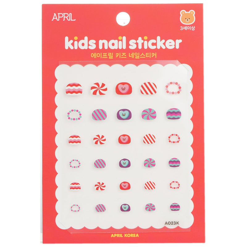 April Korea April Kids Nail Sticker - # A012K  1pack