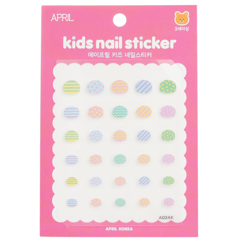 April Korea April Kids Nail Sticker - # A018K  1pack