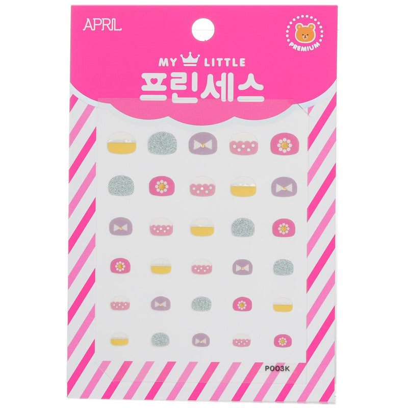 April Korea Princess Kids Nail Sticker - # P001K  1pack