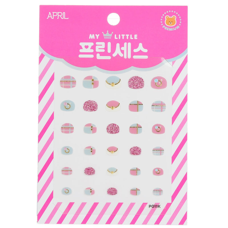 April Korea Princess Kids Nail Sticker - # P008K  1pack