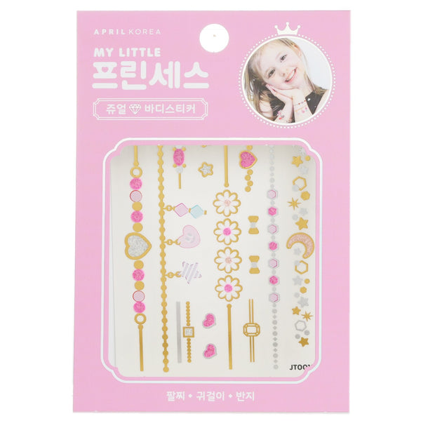 April Korea Princess Jewel Body Sticker - # JT001K  1pc