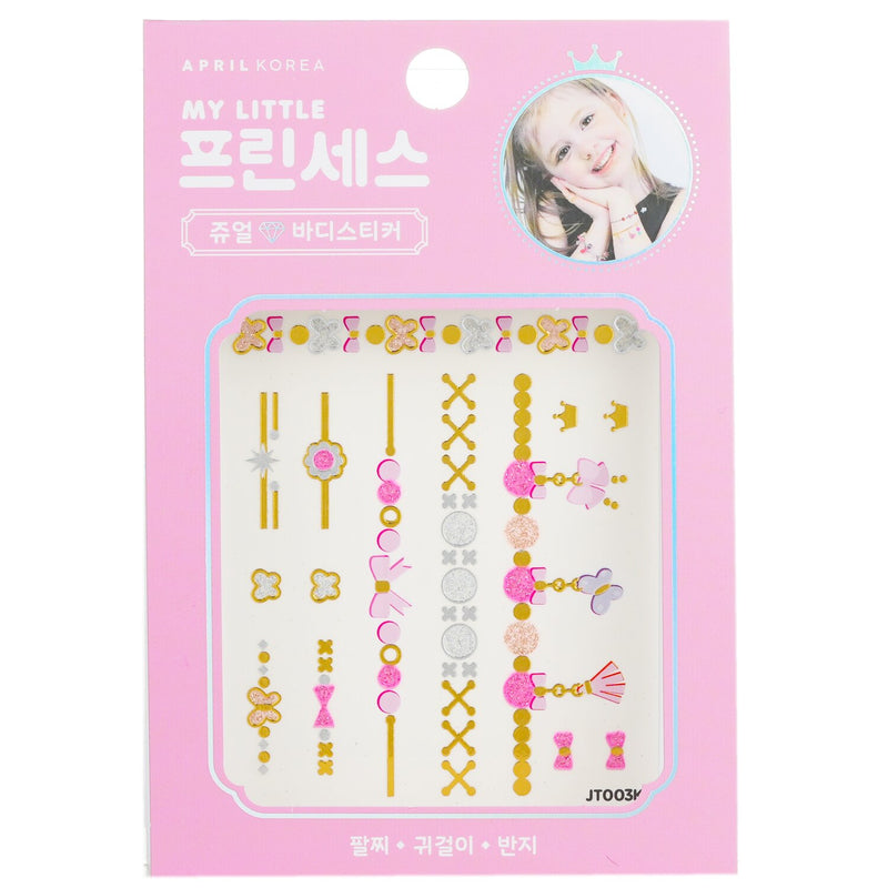 April Korea Princess Jewel Body Sticker - # JT002K  1pc