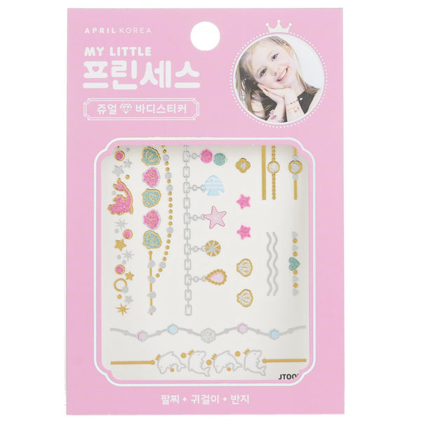 April Korea Princess Jewel Body Sticker - # JT005K  1pc