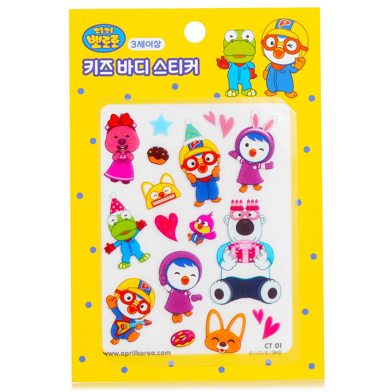 April Korea Pororo Body Sticker - # PT01  1pc