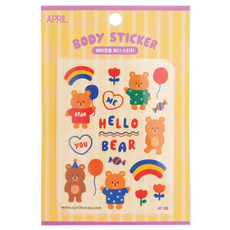 April Korea April Body Sticker - # AT 01  1pc
