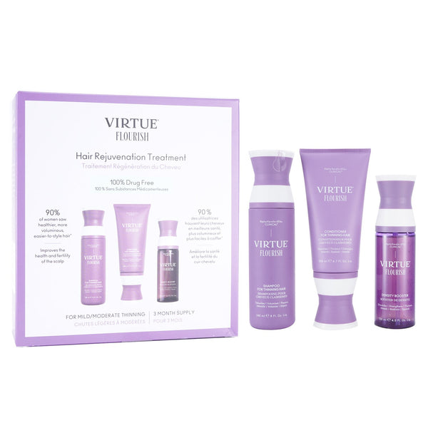 Virtue Flourish Hair Rejuvenation Treatment Set  3pcs