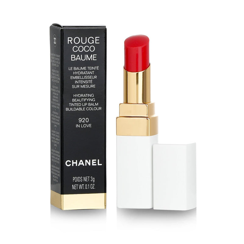 Chanel Rouge Coco Baume Hydrating Beautifying Tinted Lip Balm - # 920 In Love  3g/0.1oz