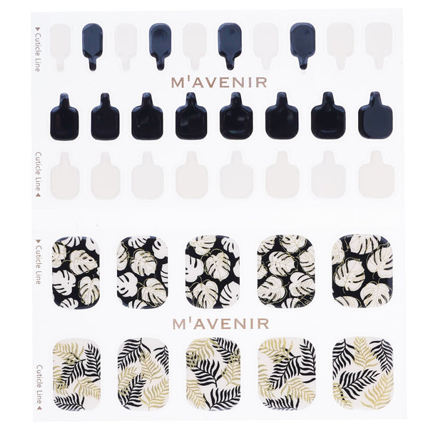 Mavenir Nail Sticker - # Tropical Palmtree Pedi  36pcs