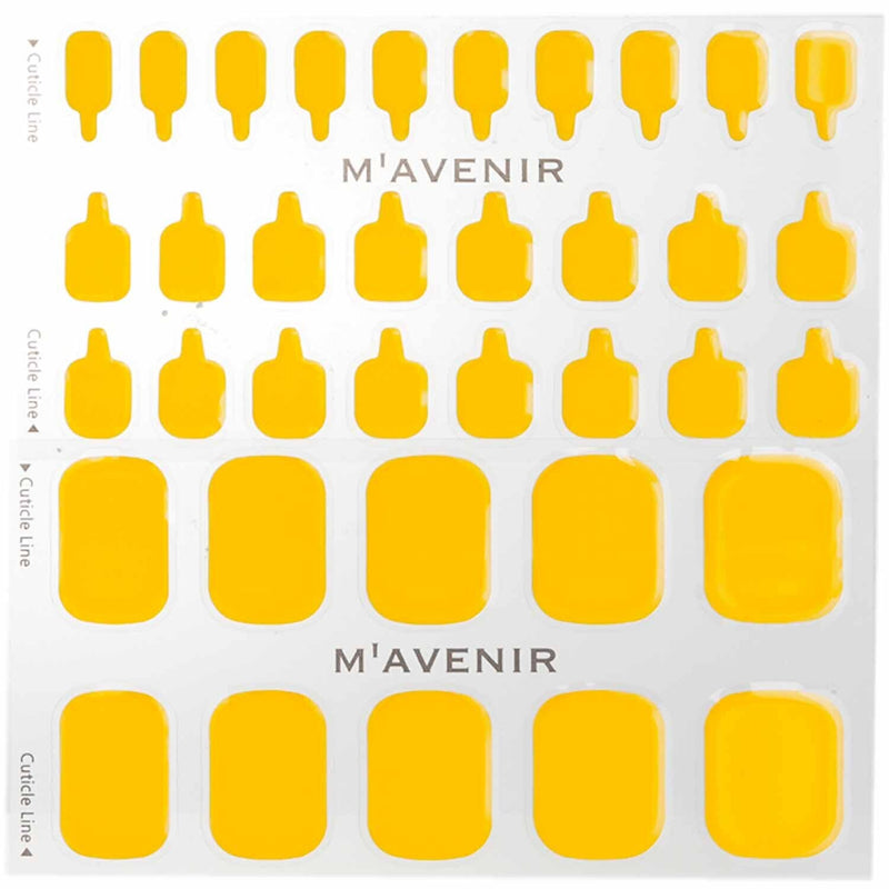 Mavenir Nail Sticker (Yellow) - # Mango Smoothie Pedi  36pcs
