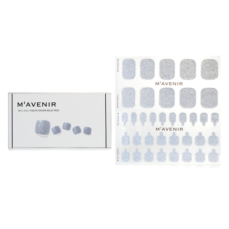 Mavenir Nail Sticker (Blue) - # Soft Blue Nail  32pcs