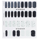 Mavenir Nail Sticker - # Pebble In Black Nail  32pcs