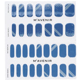 Mavenir Nail Sticker - # Deep Shell Blue Nail  32pcs