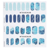 Mavenir Nail Sticker (Blue) - # Deep Water Wave Nail  32pcs