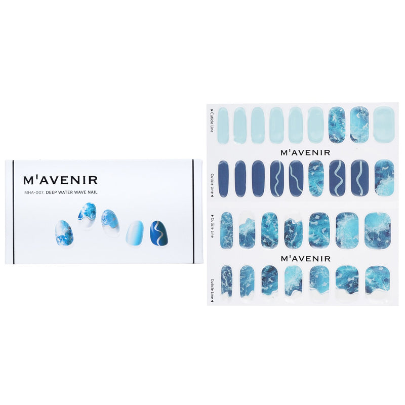 Mavenir Nail Sticker (Blue) - # Jade Syrup Nail  32pcs