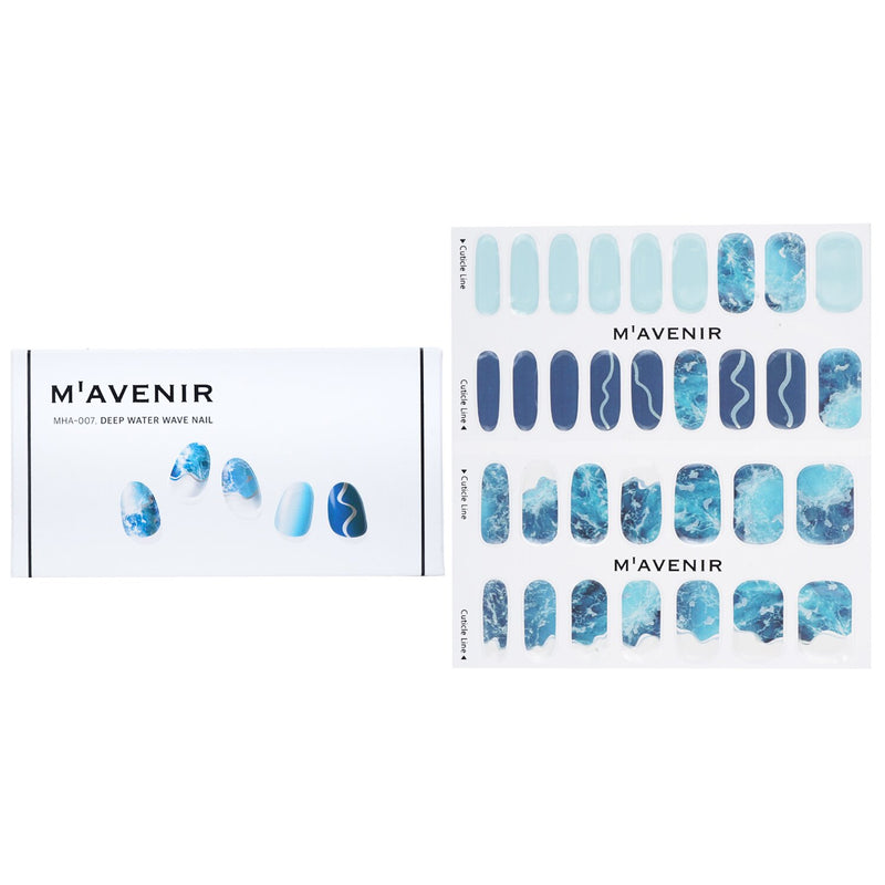 Mavenir Nail Sticker (Blue) - # Aurora Babyblue Nail  32pcs