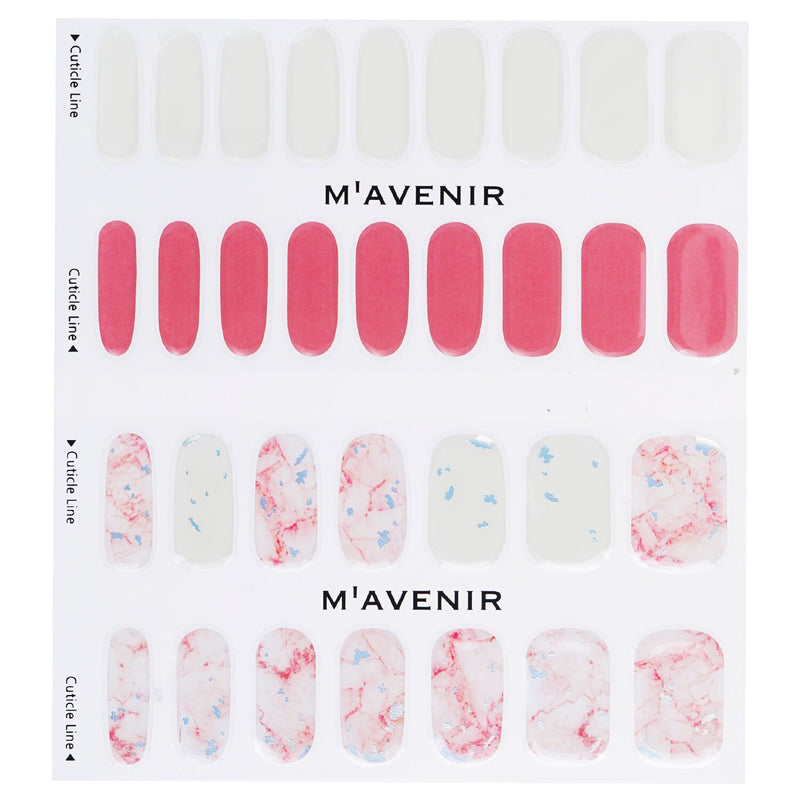 Mavenir Nail Sticker - # Rose Quartz Marble Nail  32pcs