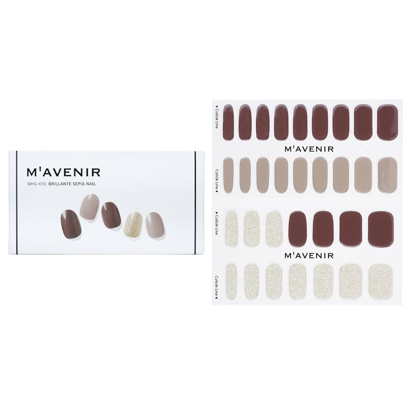 Mavenir Nail Sticker (Assorted Colour) - # Deep In The Green Nail  32pcs