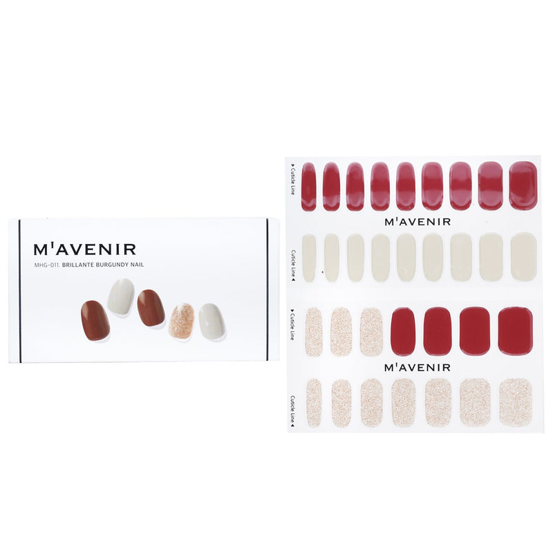 Mavenir Nail Sticker (Red) - # Vino Splash Nail  32pcs