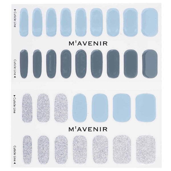 Mavenir Nail Sticker - # Brillante Rainy Blue Nail  32pcs