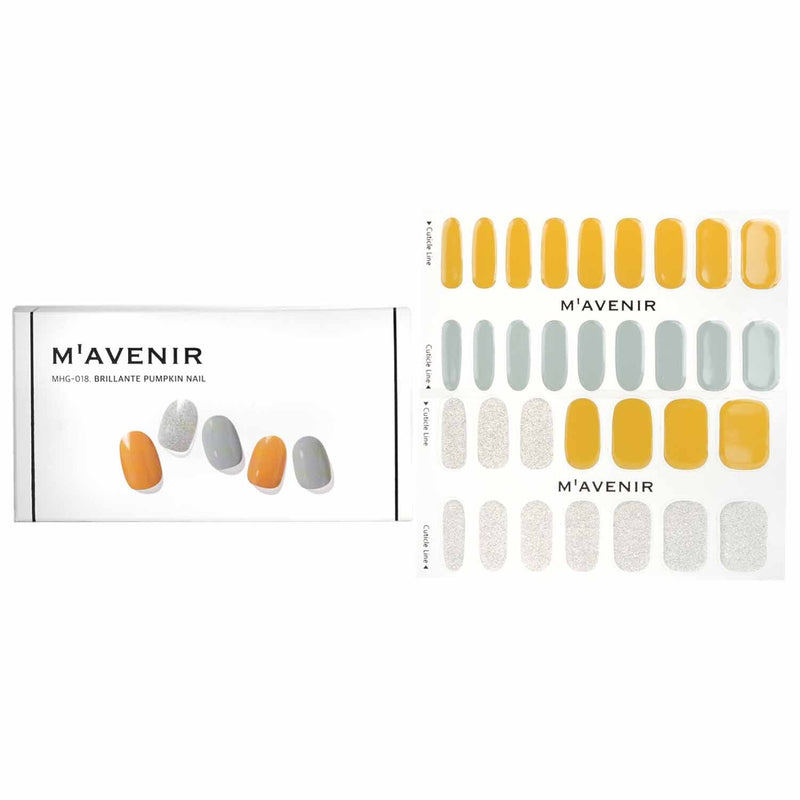 Mavenir Nail Sticker (Yellow) - # Brillante Pumpkin Nail  32pcs
