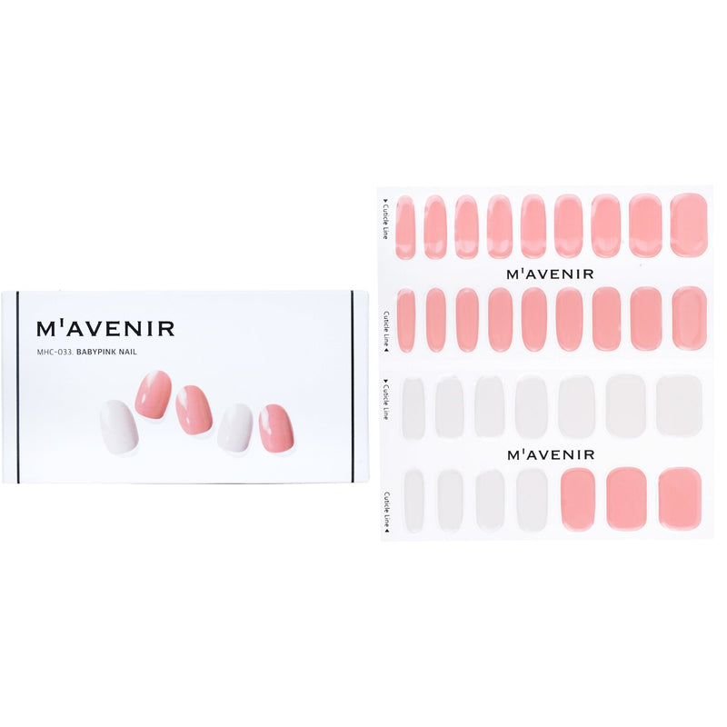 Mavenir Nail Sticker (Pink) - # Tone Down Rose Nail  32pcs