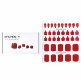 Mavenir Nail Sticker (Red) - # Burgundy Day Nail  32pcs