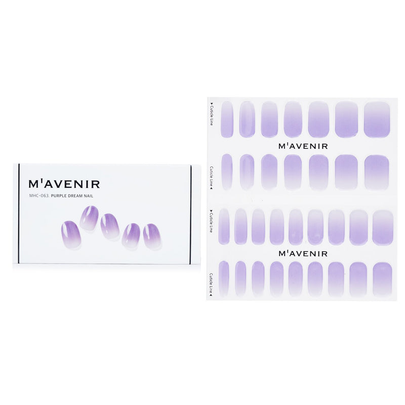 Mavenir Nail Sticker (Purple) - # Redbean Matt Nail  32pcs