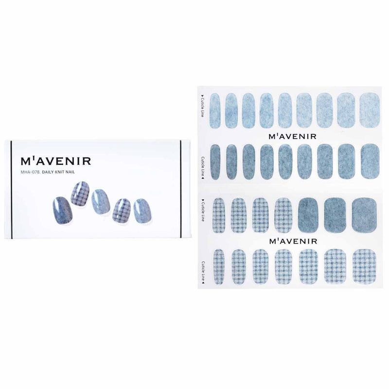 Mavenir Nail Sticker (Blue) - # Road Of Snow Tree Nail  32pcs