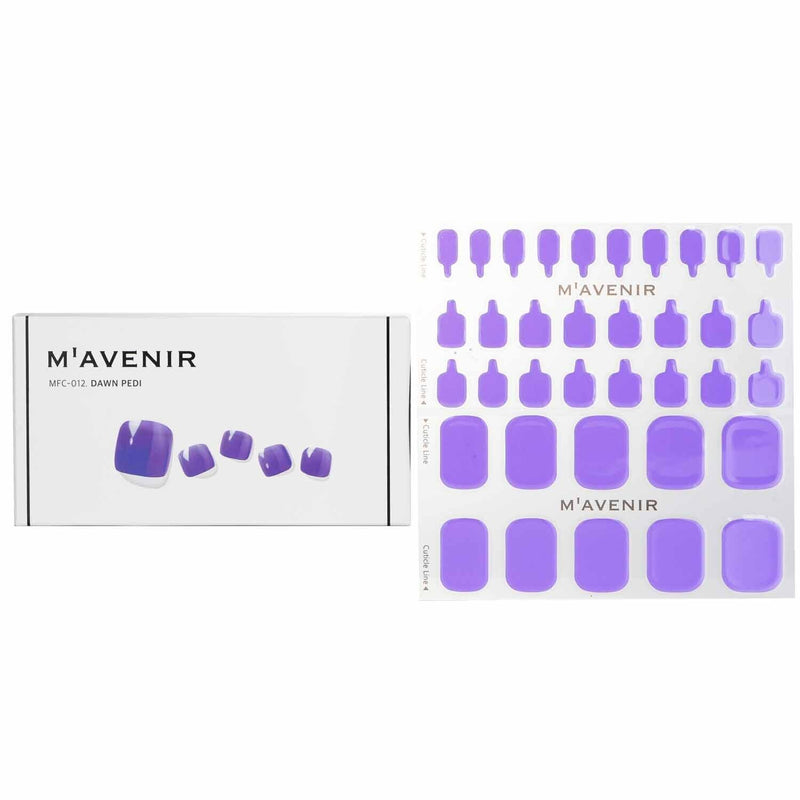 Mavenir Nail Sticker (Purple) - # Redbean Matt Nail  32pcs
