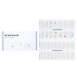 Mavenir Nail Sticker (White) - # Gold Starlight Pedi  36pcs